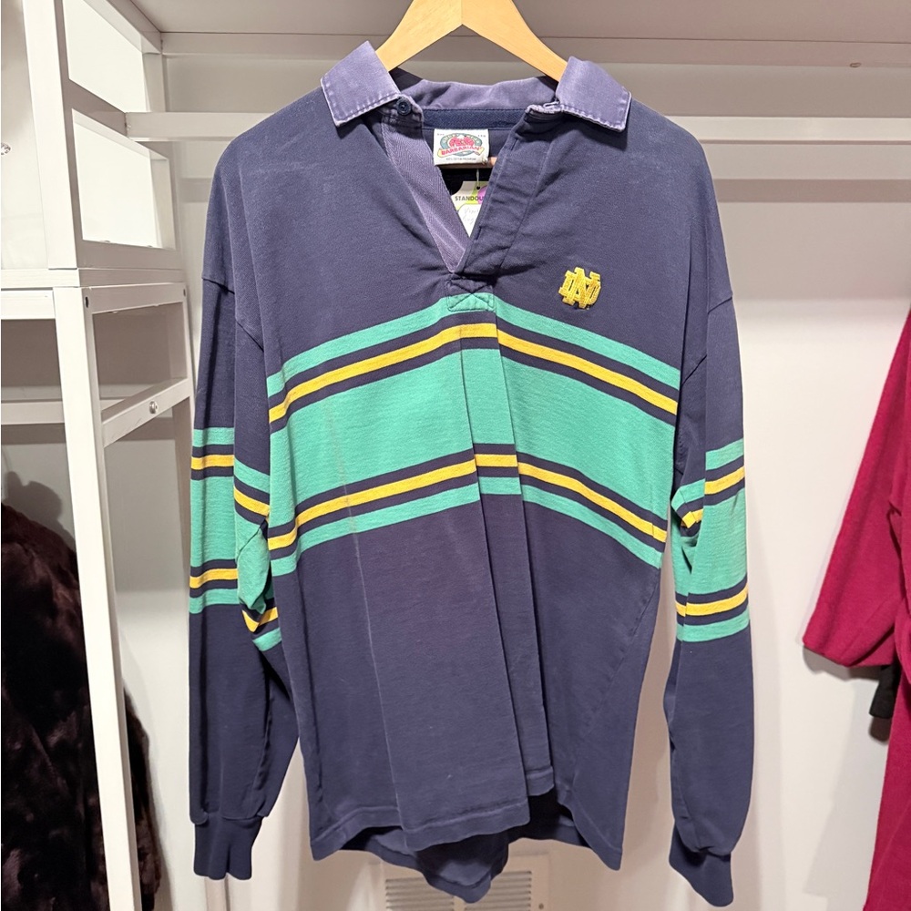 Vintage Striped Rugby Shirt